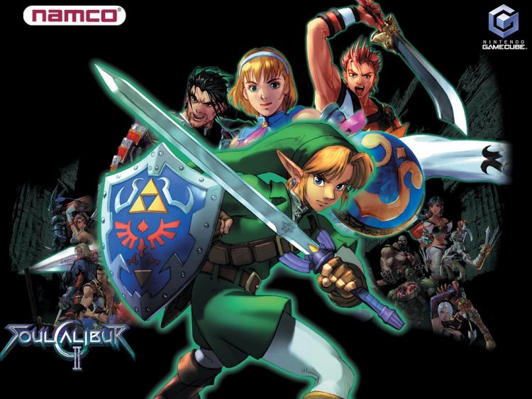 Soul Calibur 2 GAMECUBE ISO download. Link Fight. Zelda Gameplay Xbox. Link story