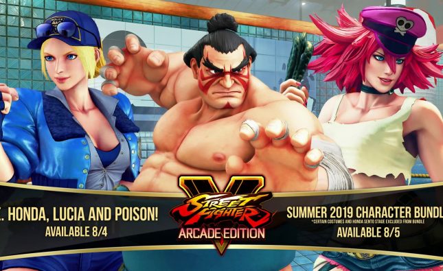 Vazamento em Street Fighter V mostra E.Honda, Lucia e Poison